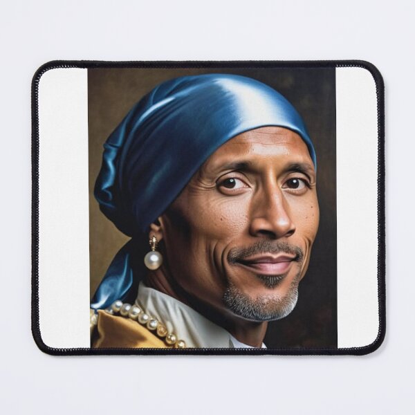 Item preview, The Rock with the Pearl Funny prank meme gift weird dwayne johnson the rock girl designed and sold by CheeseBlueprint.