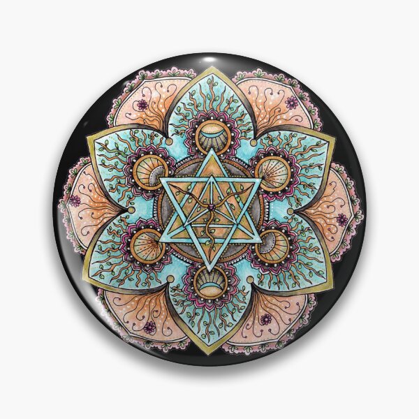 Item preview, Vasundhara - Earth Star Chakra Mandala Energy Healing Reiki designed and sold by mandalasouldesigns.