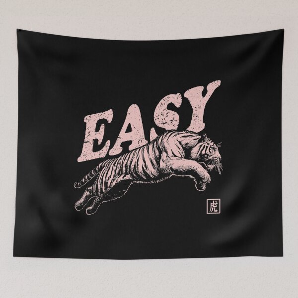 Item preview, Funny Quote Easy Tiger Retro Wild Animal designed and sold by Jcat7.