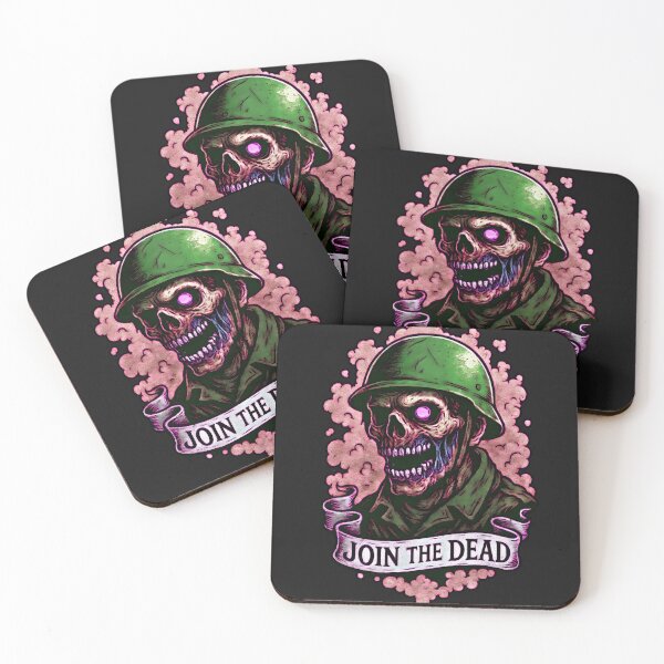 Item preview, Zombie Soldier Skull Artwork For Horror Fans designed and sold by Shoot-The-Moon.