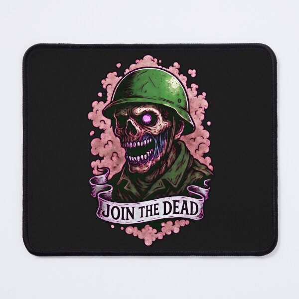 Item preview, Zombie Soldier Skull Artwork For Horror Fans designed and sold by Shoot-The-Moon.