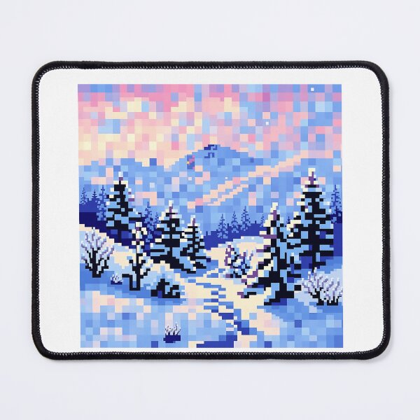 Item preview, Pixelated Winter Landscape designed and sold by sharon1210.