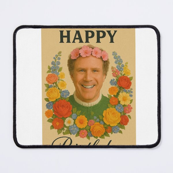 Item preview, Flower Crown Birthday Butterfly Funny prank meme gift weird will ferrell elf designed and sold by CheeseBlueprint.