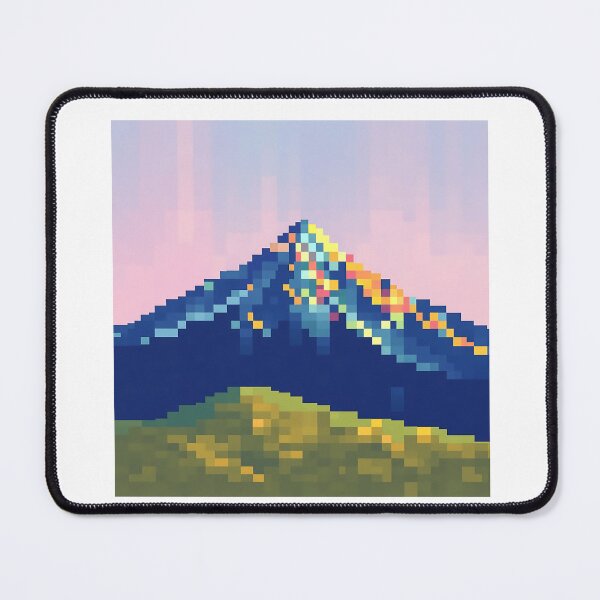 Item preview, Vibrant Pixelated Mountain Range designed and sold by sharon1210.