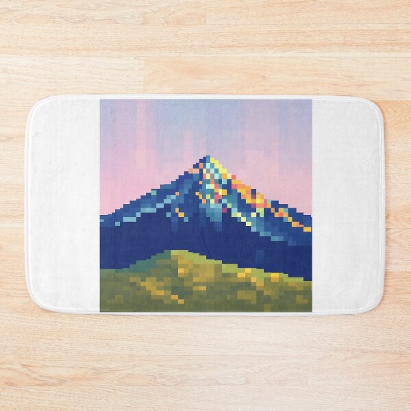 Item preview, Vibrant Pixelated Mountain Range designed and sold by sharon1210.
