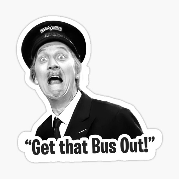 Blakey on the Buses Sticker