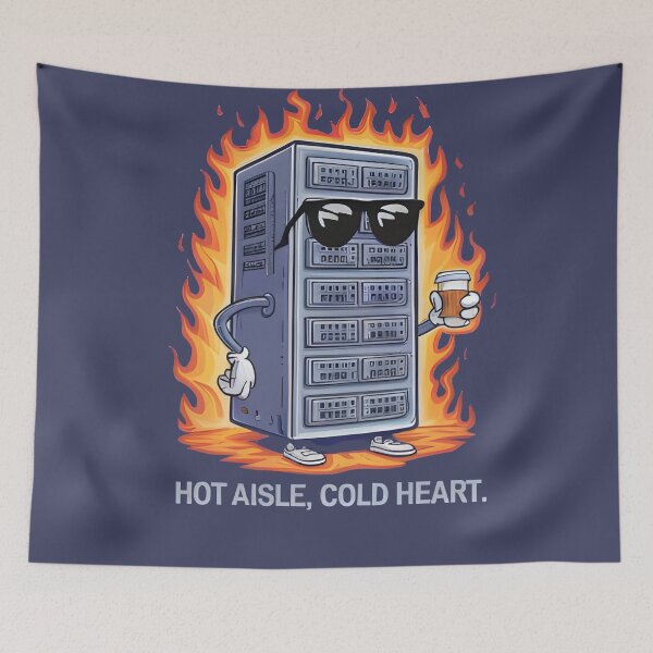 Item preview, Data center Hot Aisle, Cold Heart designed and sold by Uglyandcute.