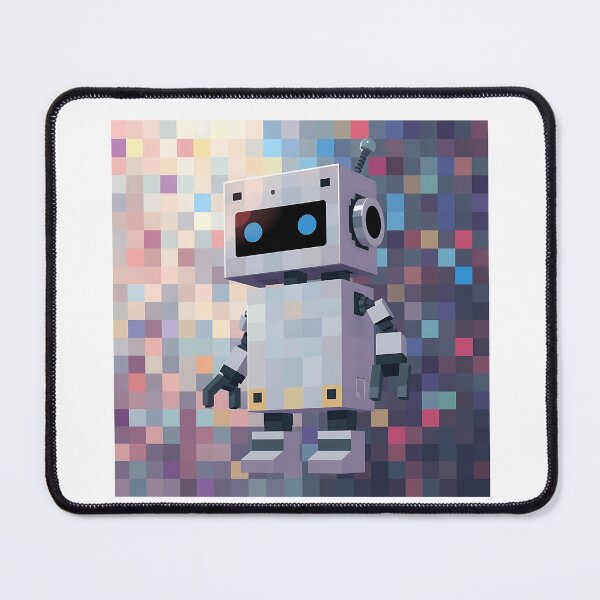 Item preview, Pixelated Robot Character Art designed and sold by sharon1210.