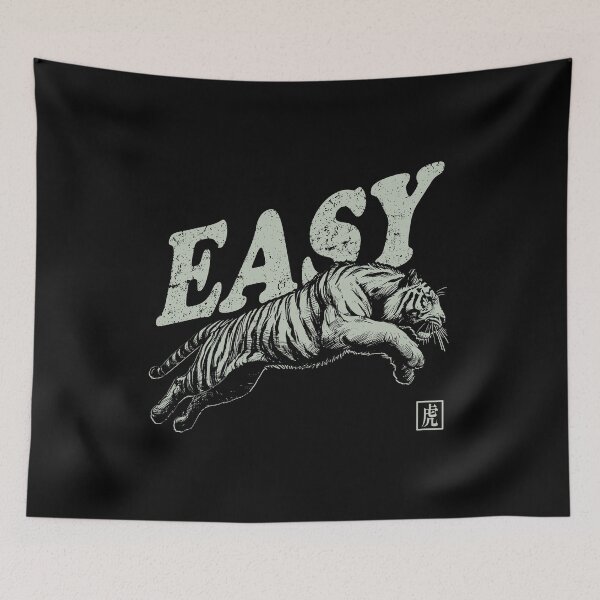 Item preview, Funny Quote Easy Tiger Retro Wild Animal designed and sold by Jcat7.