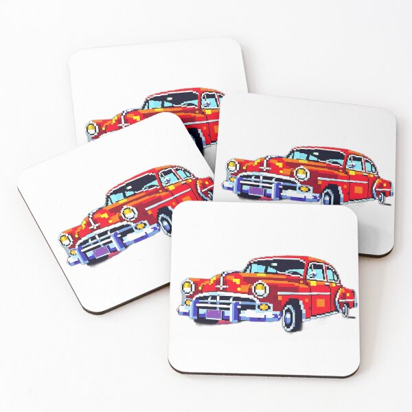 Item preview, Pixelated Vintage Car Art designed and sold by sharon1210.