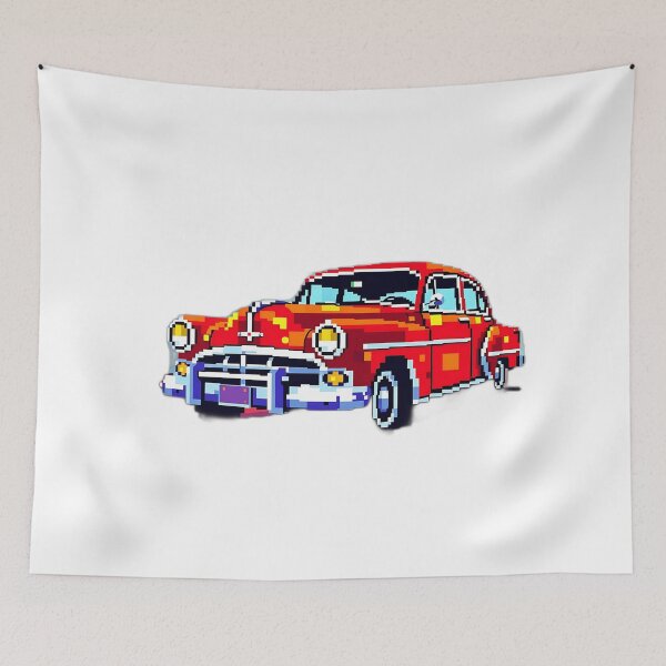 Item preview, Pixelated Vintage Car Art designed and sold by sharon1210.