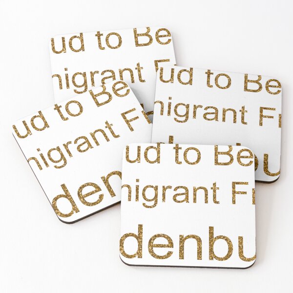 Item preview, PROUD TO BE AN IMMIGRANT FROM OLDENBURG SEQUIN designed and sold by TheIconSmith.