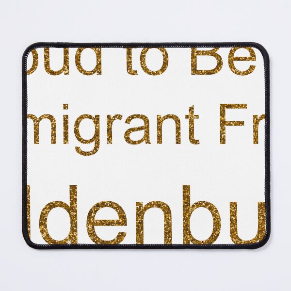 Item preview, PROUD TO BE AN IMMIGRANT FROM OLDENBURG SEQUIN designed and sold by TheIconSmith.