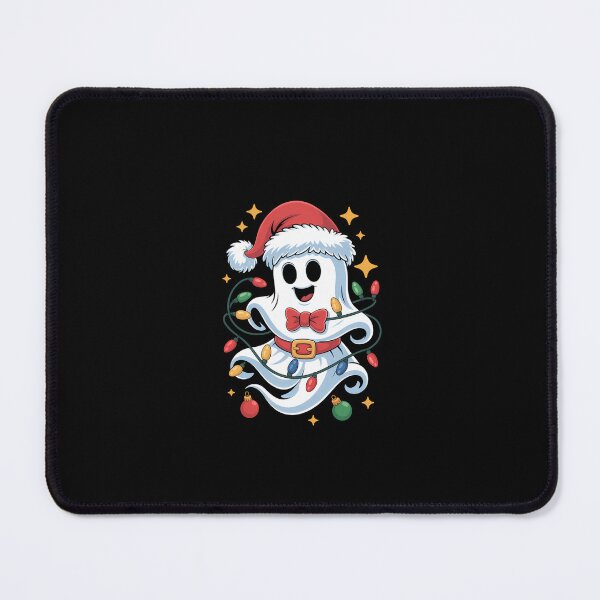 Item preview, Cute Ghost Halloween Ghost Santa Bow Christmas Lights Xmas designed and sold by KarstenNoanra.