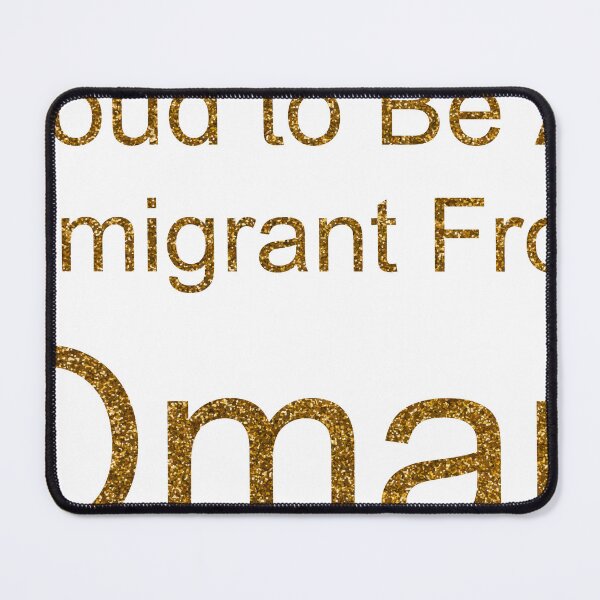 Item preview, PROUD TO BE AN IMMIGRANT FROM OMAN SEQUIN designed and sold by TheIconSmith.