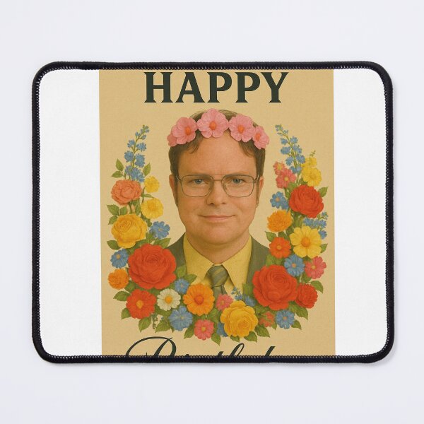 Item preview, Flower Crown Birthday Butterfly Funny prank meme gift weird Dwight Schrute the office designed and sold by CheeseBlueprint.