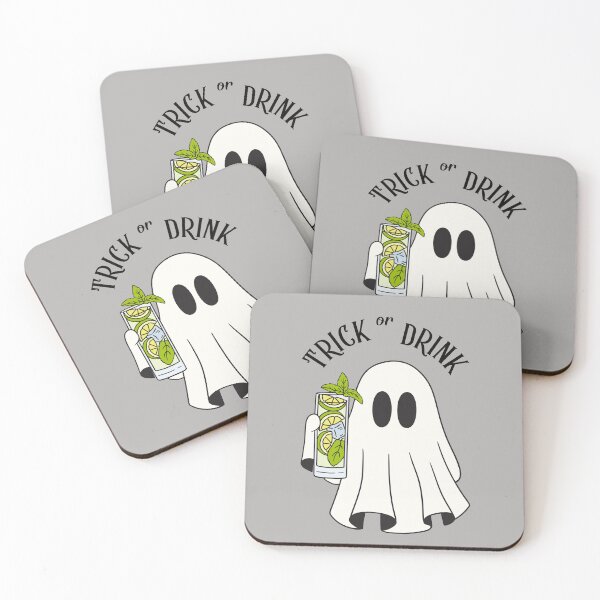 Item preview, Boozy Ghost – Spooky-Cool Lemonade Design designed and sold by PrintandJoy.