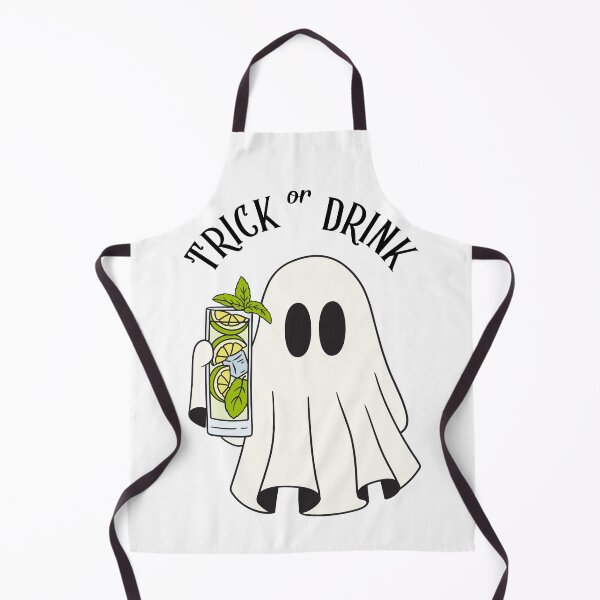 Item preview, Boozy Ghost – Spooky-Cool Lemonade Design designed and sold by PrintandJoy.
