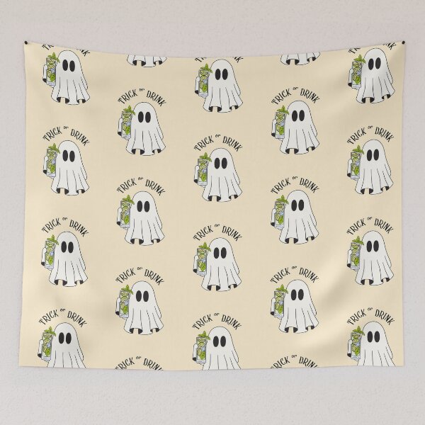 Item preview, Boozy Ghost – Spooky-Cool Lemonade Design designed and sold by PrintandJoy.