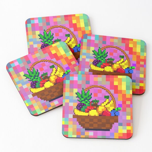 Item preview, Pixelated Fruit Basket designed and sold by sharon1210.