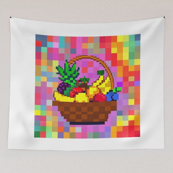 Item preview, Pixelated Fruit Basket designed and sold by sharon1210.