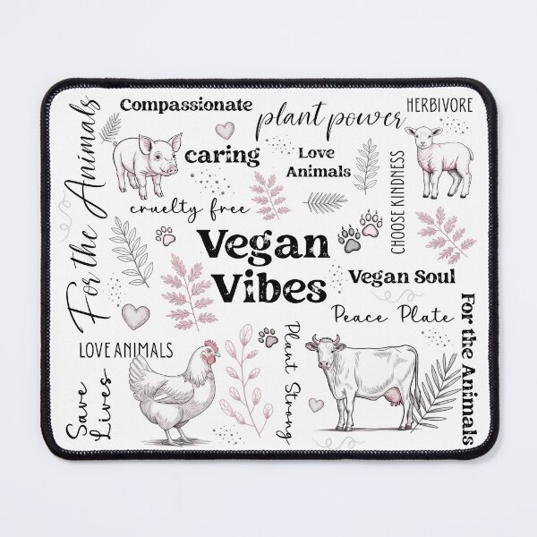 Item preview, Vegan For the Animals, Animal Lover, Vegan Vibes Tumbler, Cruelty Free designed and sold by GreenSlate.