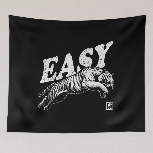 Item preview, Funny Quote Easy Tiger Retro Wild Animal designed and sold by Jcat7.