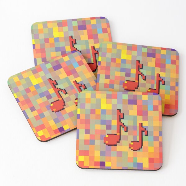 Item preview, Pixelated Music Notes Art designed and sold by sharon1210.