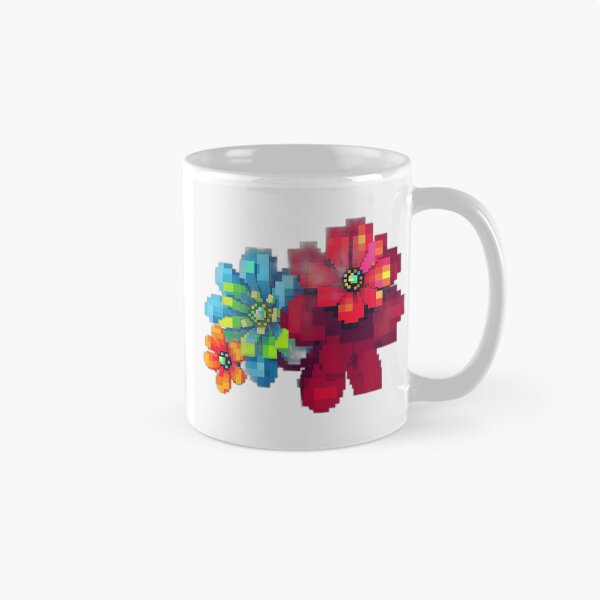 Item preview, Pixelated Flower Abstraction designed and sold by sharon1210.