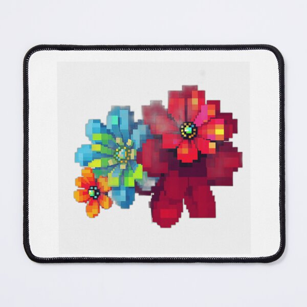 Item preview, Pixelated Flower Abstraction designed and sold by sharon1210.