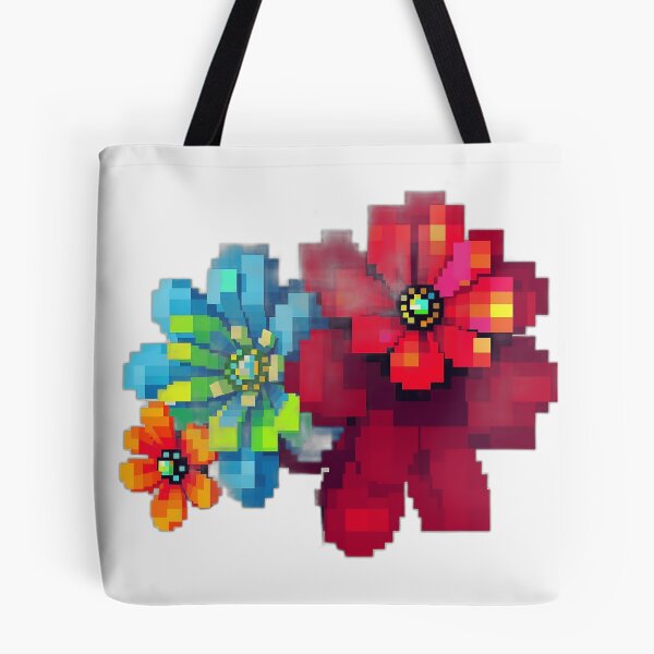 Item preview, Pixelated Flower Abstraction designed and sold by sharon1210.