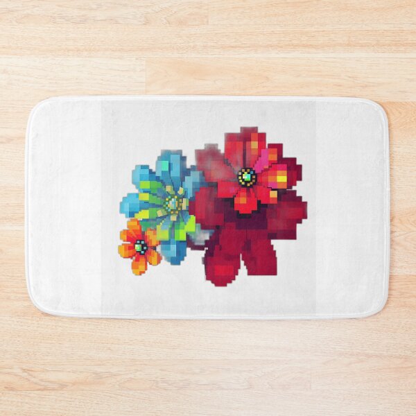 Item preview, Pixelated Flower Abstraction designed and sold by sharon1210.