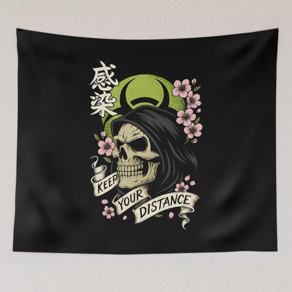 Item preview, Grim Reaper Skull Artwork For Horror Fans designed and sold by Shoot-The-Moon.