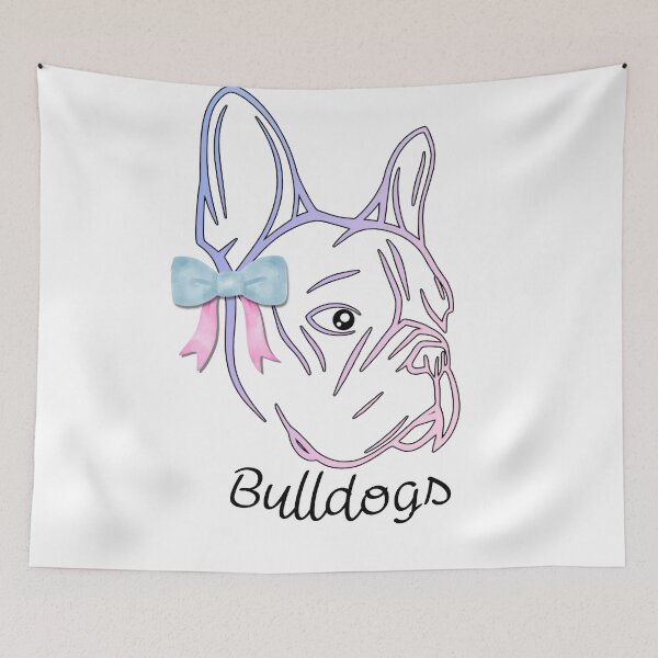 Item preview, Bulldogs mascot,Doodle Bulldogs designed and sold by DEEMAK.