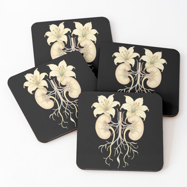Item preview, Kidneys - Classic floral art for nephrologists designed and sold by DamioPolArt.