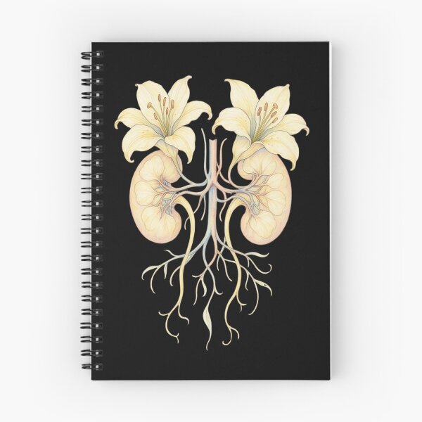 Item preview, Kidneys - Classic floral art for nephrologists designed and sold by DamioPolArt.