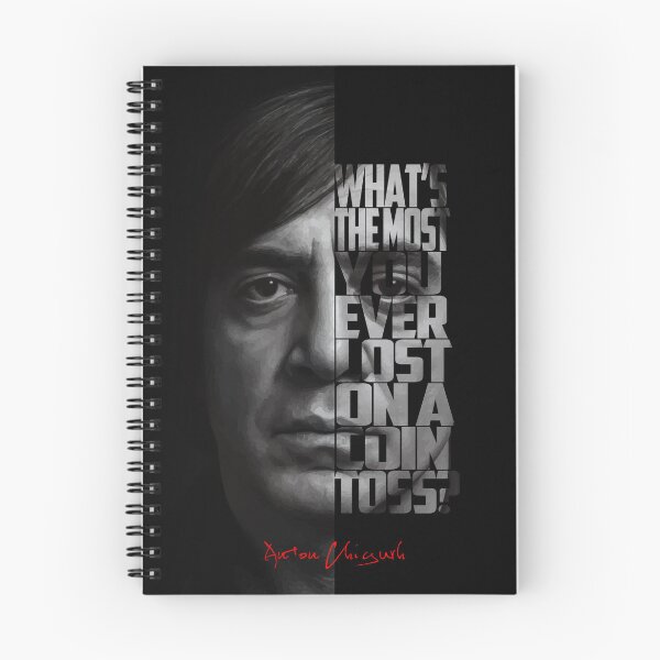 Item preview, Anton Chigurh – Iconic Villain Quote designed and sold by Enea Kelo.