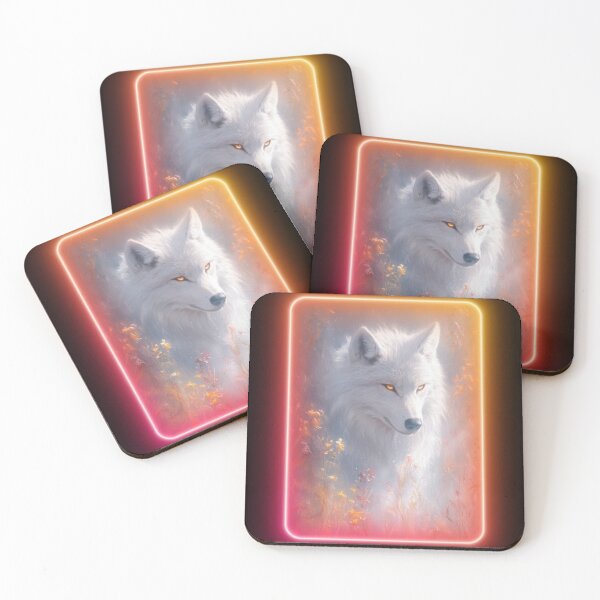Item preview, Snow Wolf Portrait designed and sold by ChayanJaiya.
