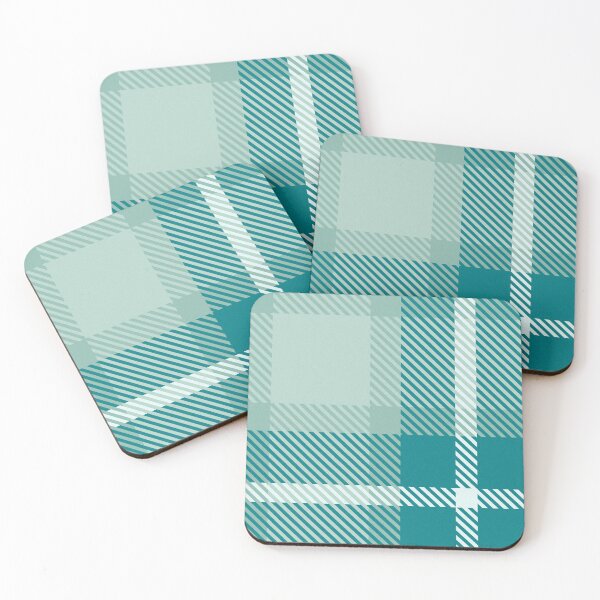 Item preview, Pastel Turquoise Plaid designed and sold by sasyall.