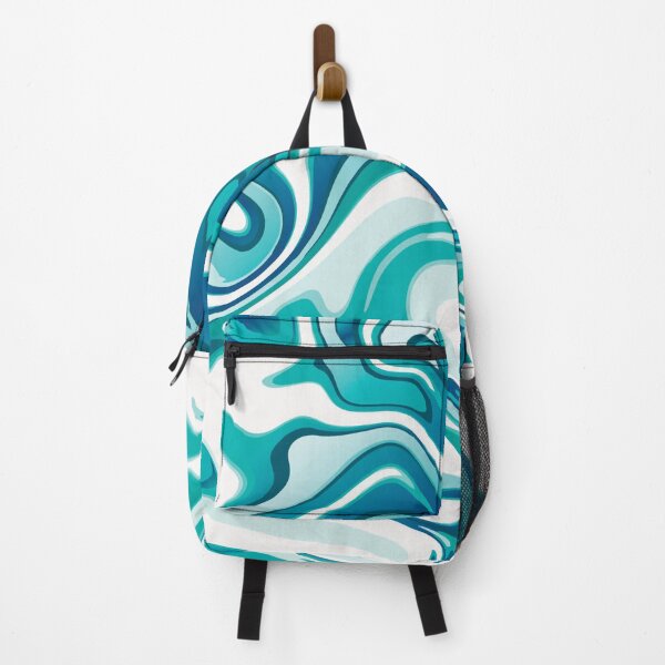 Item preview, Abstract Teal Swirls - Serene Fluid Aesthetic designed and sold by KhadijaBatool38.