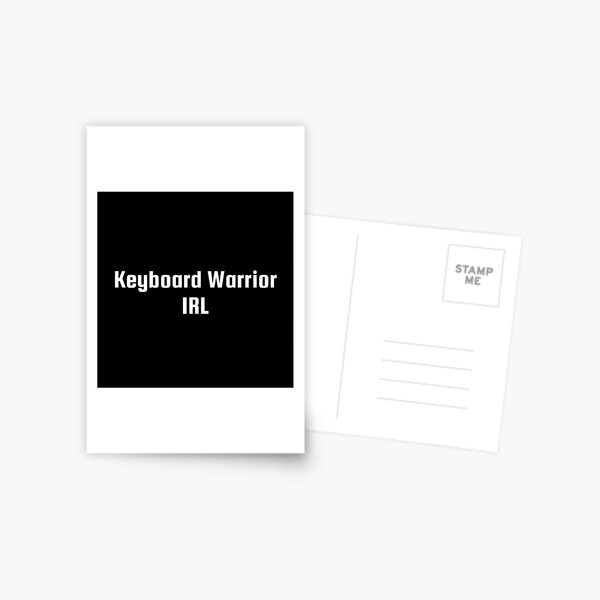 Item preview, Keyboard Warrior IRL designed and sold by Ninjacatoff.