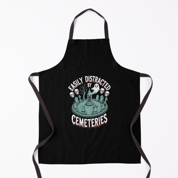 Item preview, Easily Distracted By Cemeteries Graveyard Funeral Taphophile designed and sold by Sea4Adventures.