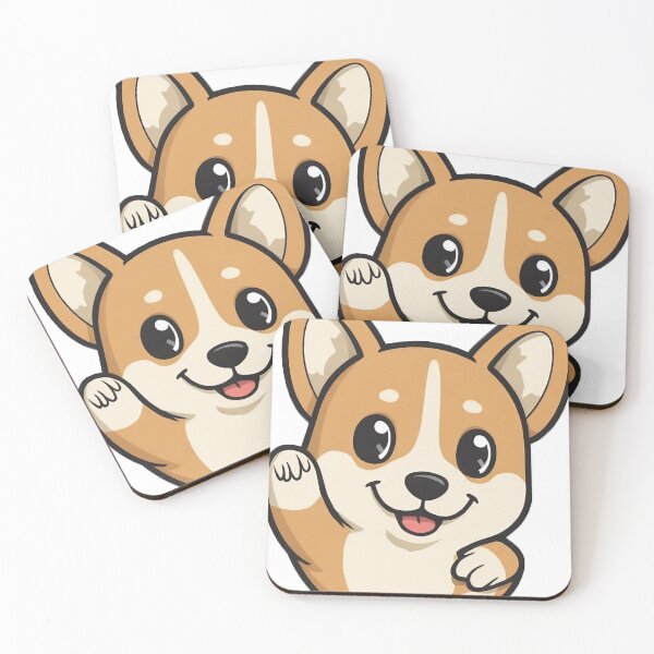 Item preview, A waving Corgi designed and sold by neuropin0815.