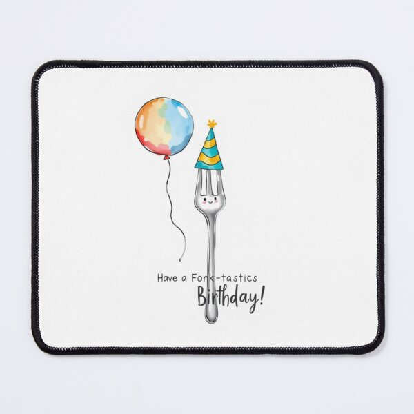 Item preview, Have a Fork-tastic Birthday Cool cute kawaii meme gift fork  designed and sold by CheeseBlueprint.