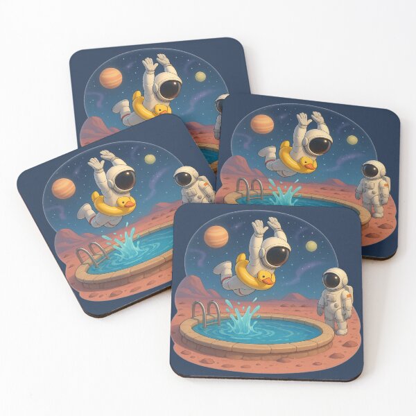 Item preview, Zero Gravity Splash: Planetary Pool Dive designed and sold by HEERMANArt.