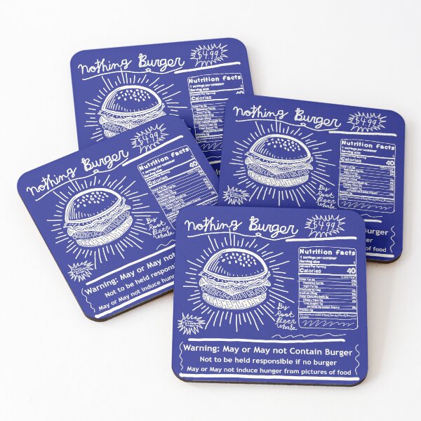 Item preview, Nothing Burger designed and sold by RootBeerWhale.