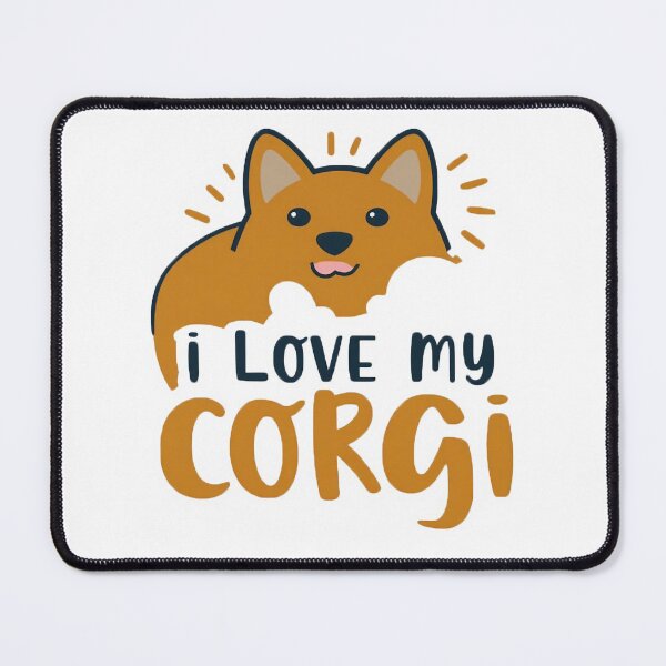 Item preview, An illustration with i love my Corgi designed and sold by neuropin0815.