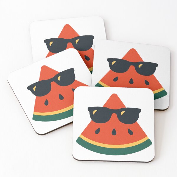 Item preview, Cool Watermelon Slice – Funny Summer Fruit Design with Sunglasses designed and sold by DKunic.