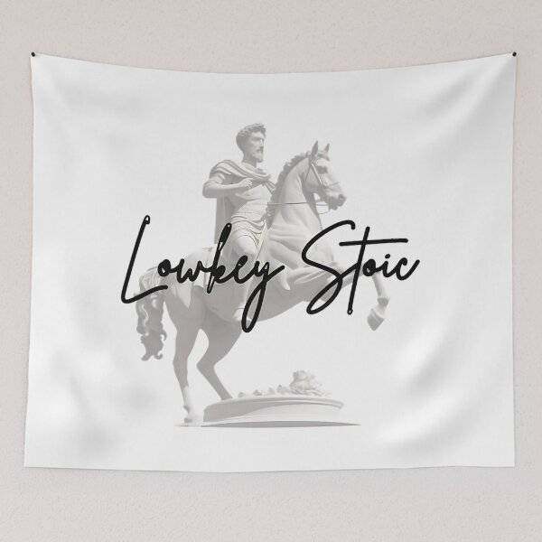 Item preview, Lowkey Stoic - Philosopher Marcus Aurelius Stoicism Art designed and sold by LexaArtworks.