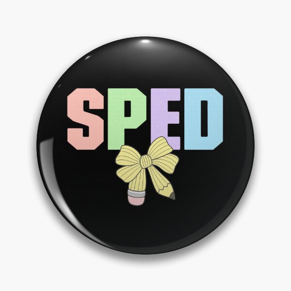 Item preview, SPED Bold Pastel Letters with Pencil Bow Design designed and sold by haitrieuic96.